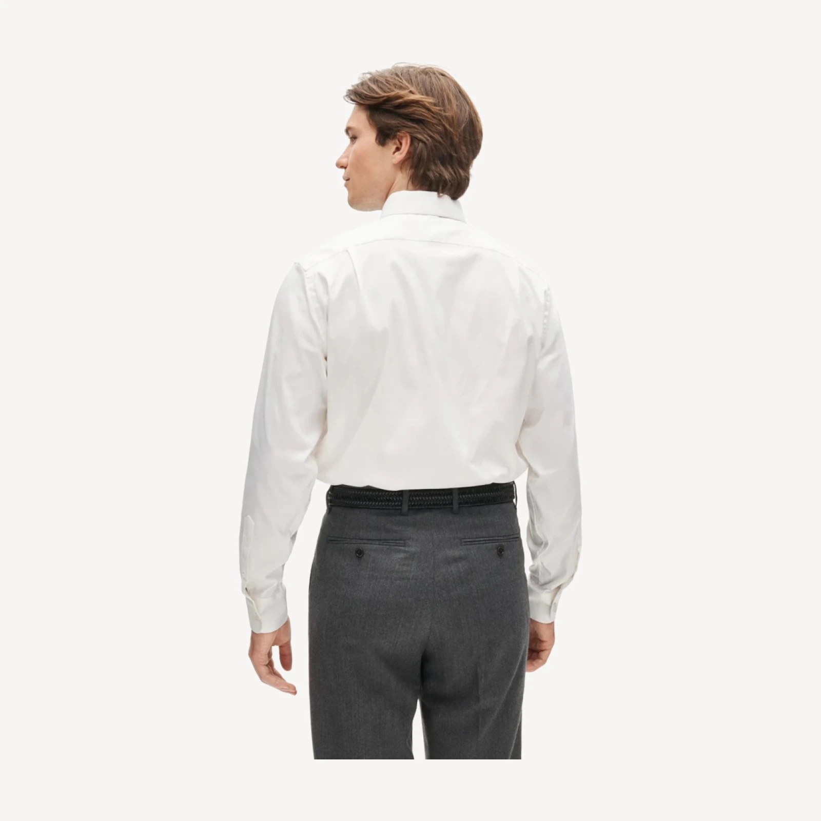 Bowery performance stretch dress shirt with spread collar