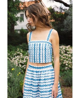 French Connection Structured Taffeta Top