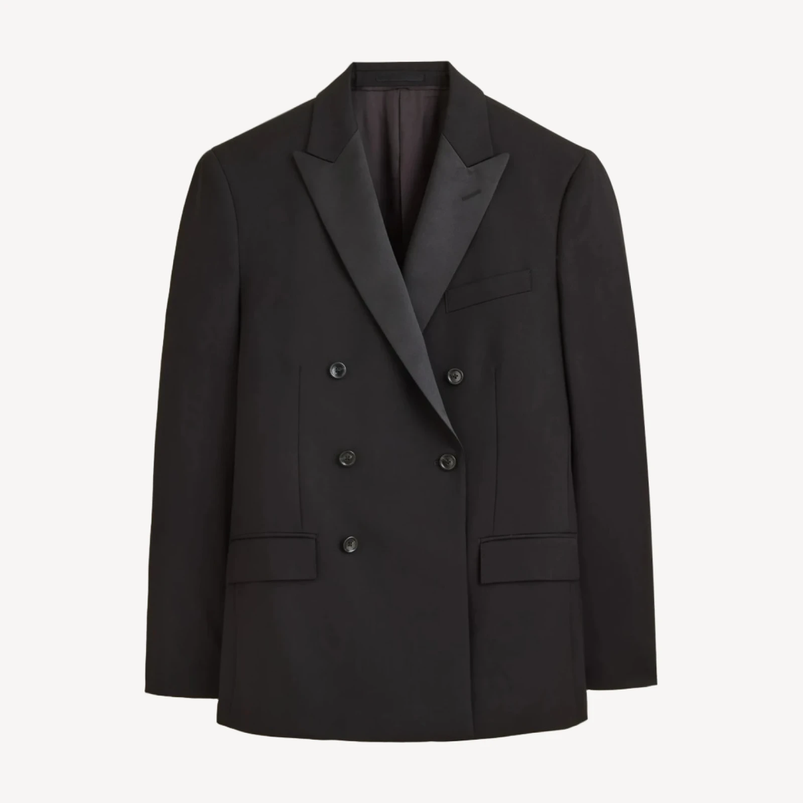 Ludlow Slim-fit double-breasted tuxedo jacket in Italian wool