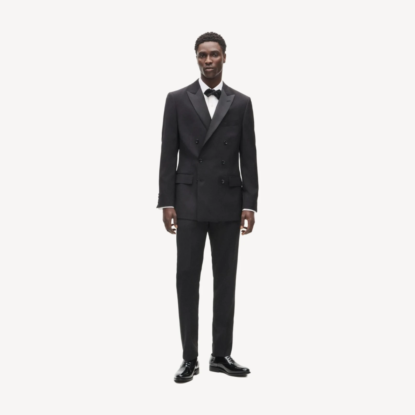 Ludlow Slim-fit double-breasted tuxedo jacket in Italian wool