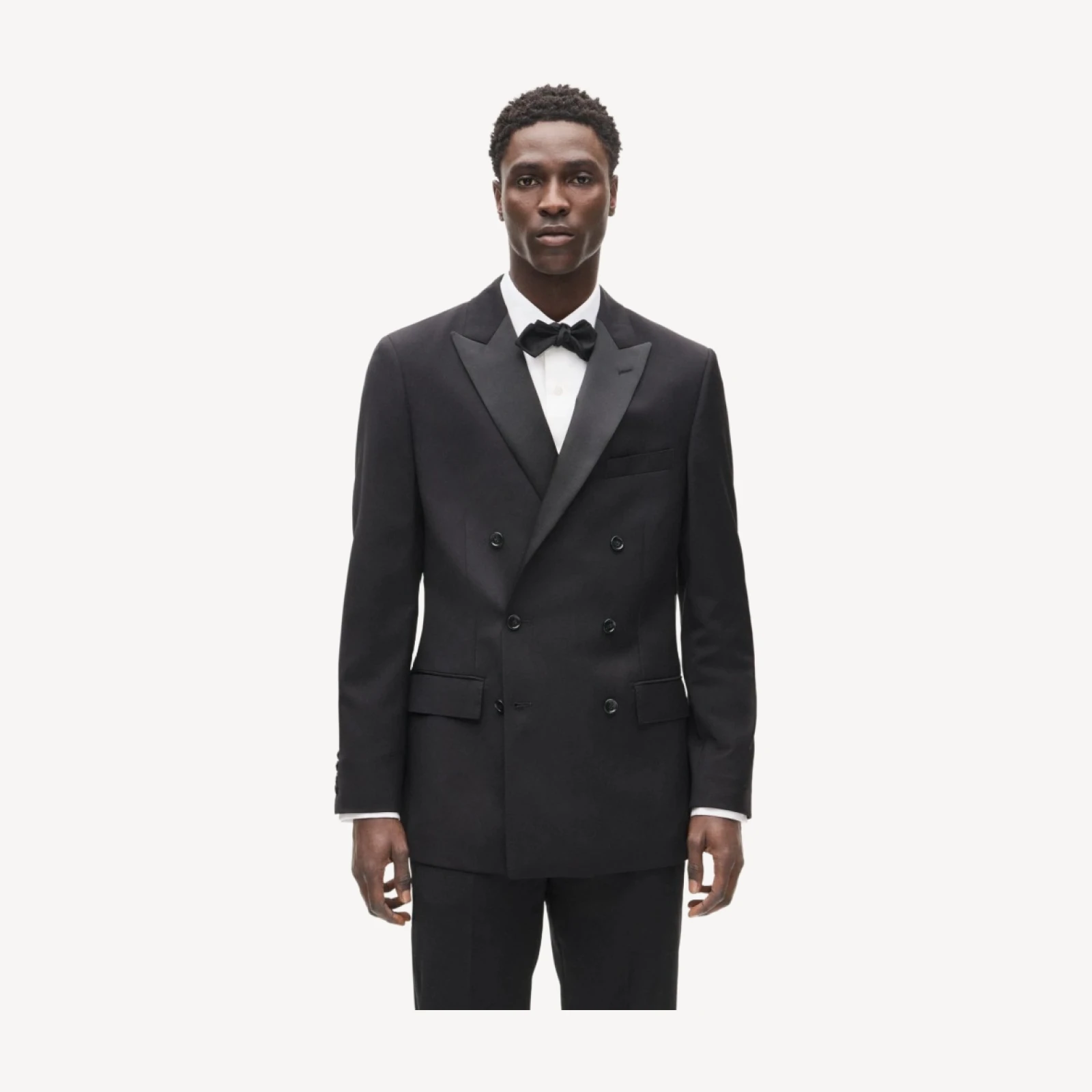 Ludlow Slim-fit double-breasted tuxedo jacket in Italian wool