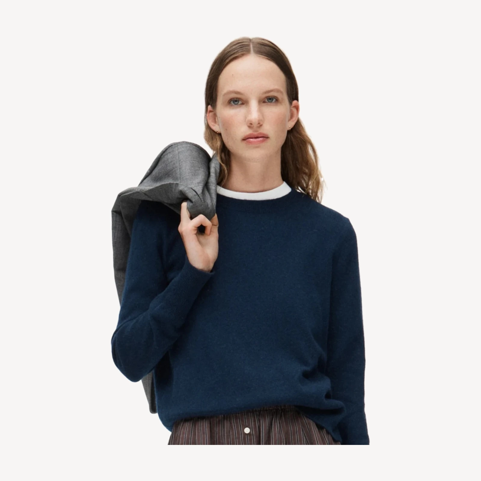 Cashmere classic-fit crewneck sweater