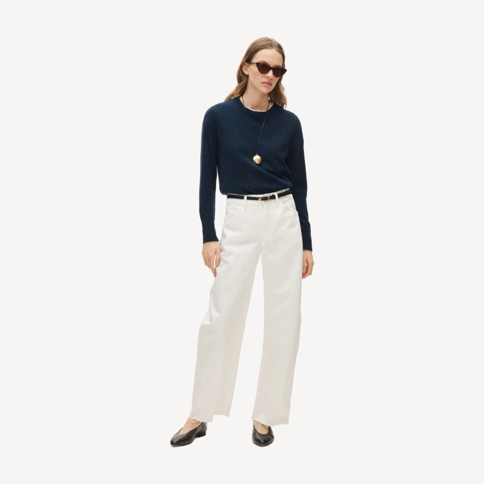 Cashmere classic-fit crewneck sweater
