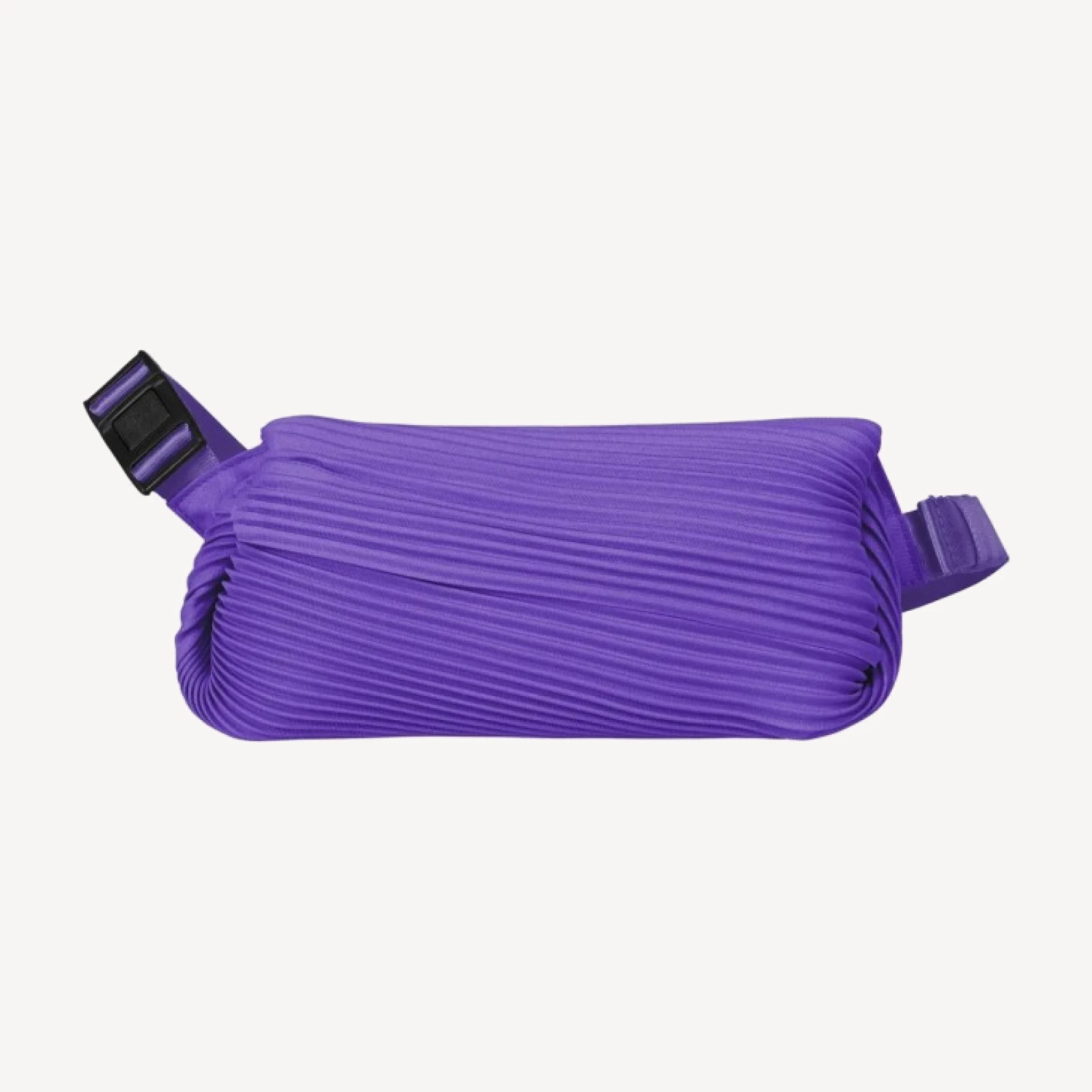 BIAS PLEATS WAIST BAG
