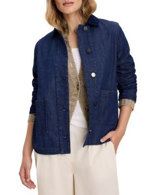 Nic+Zoe Denim Trucker Jacket