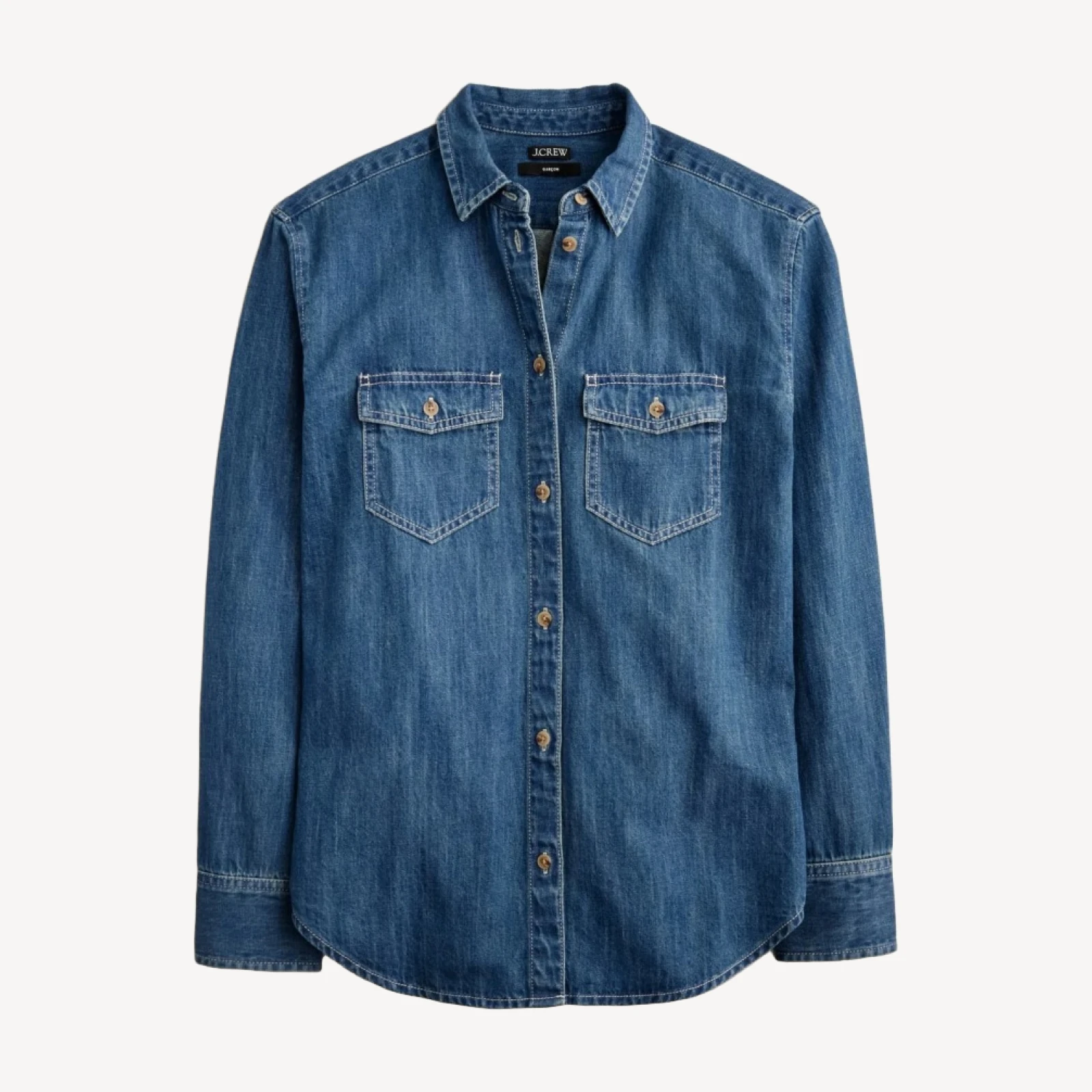 Garçon classic chambray shirt in Neela wash