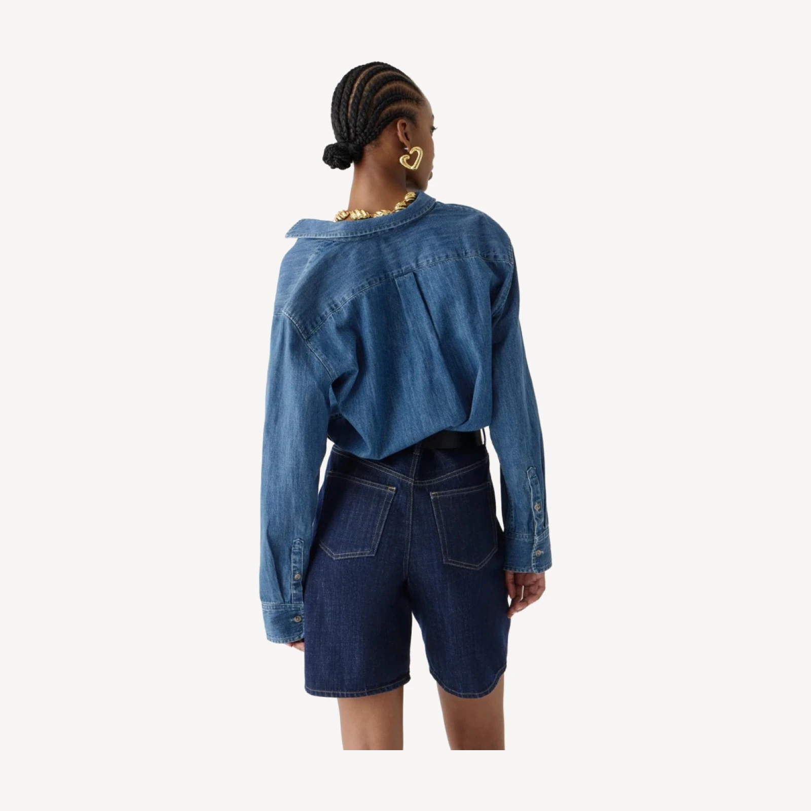 Garçon classic chambray shirt in Neela wash