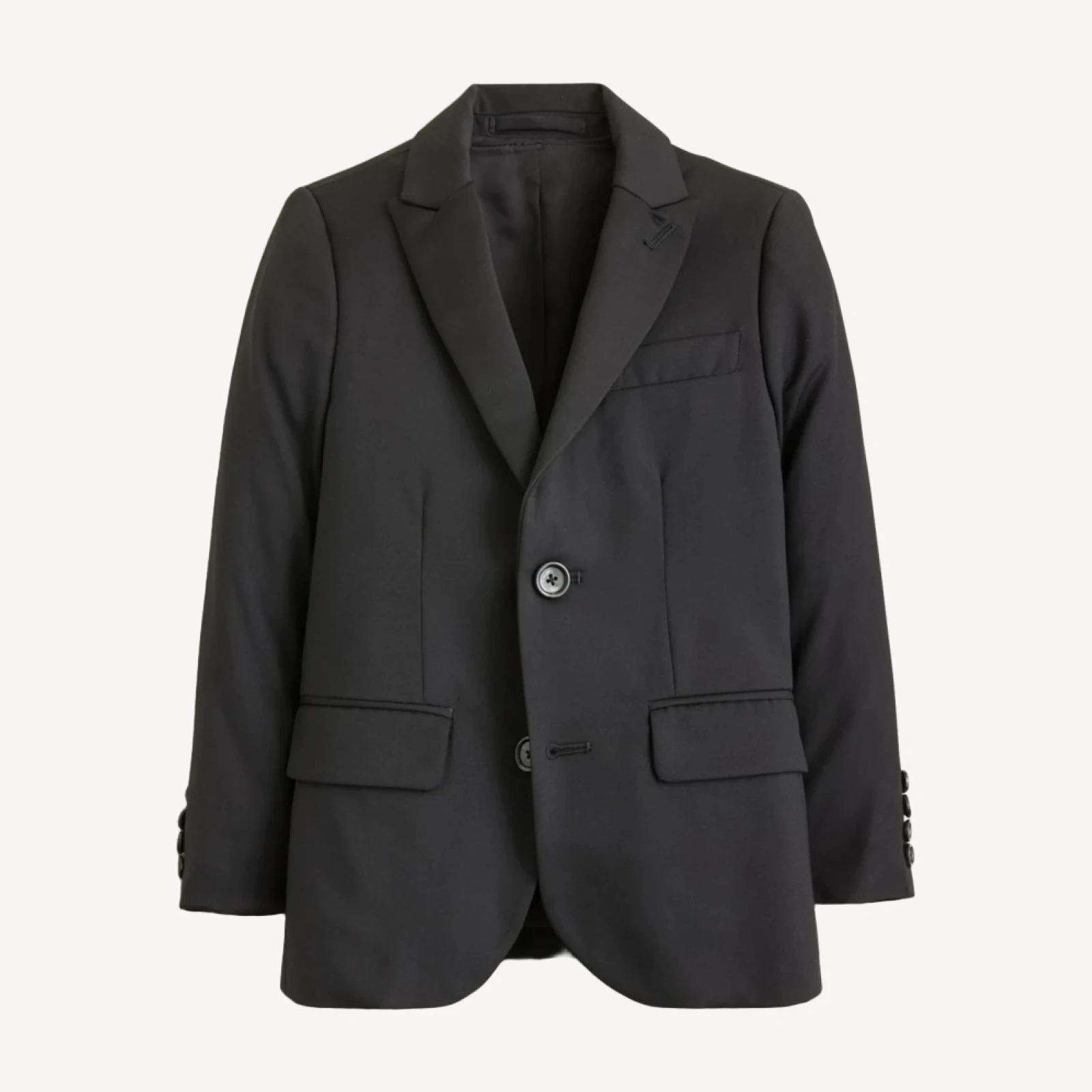 Boys' Ludlow peak-lapel tuxedo jacket in Italian wool