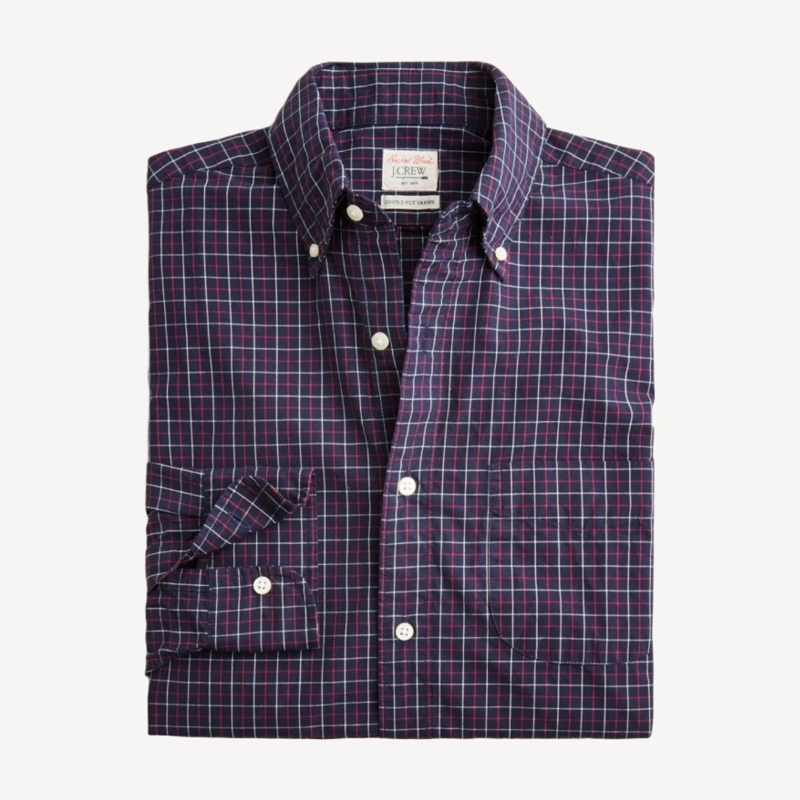Secret Wash cotton poplin shirt