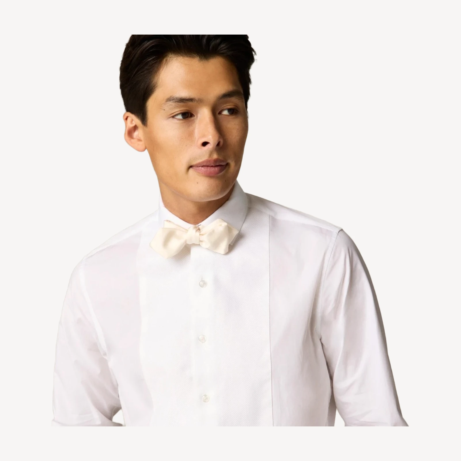 English satin point bow tie