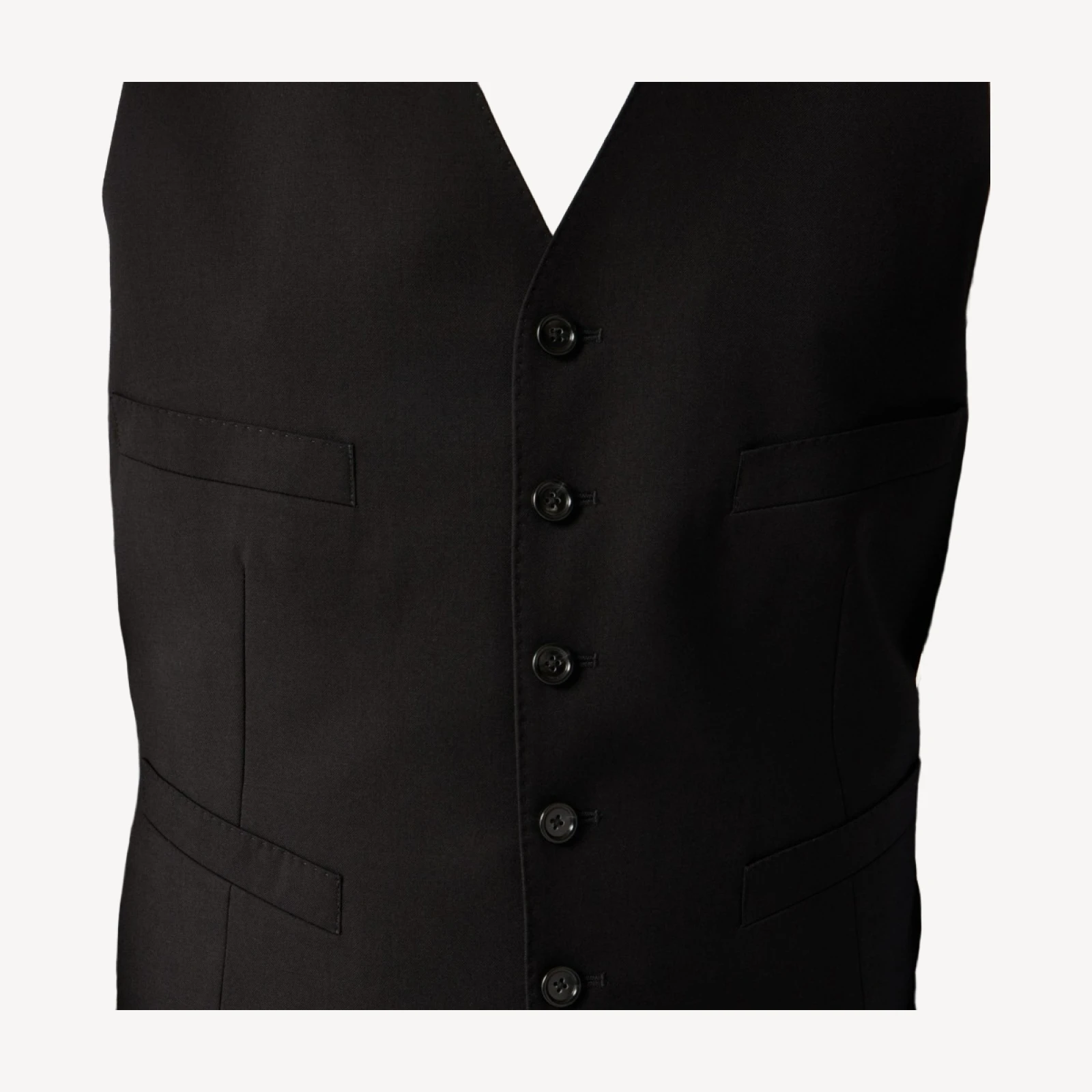 Ludlow Slim-fit tuxedo vest in Italian wool