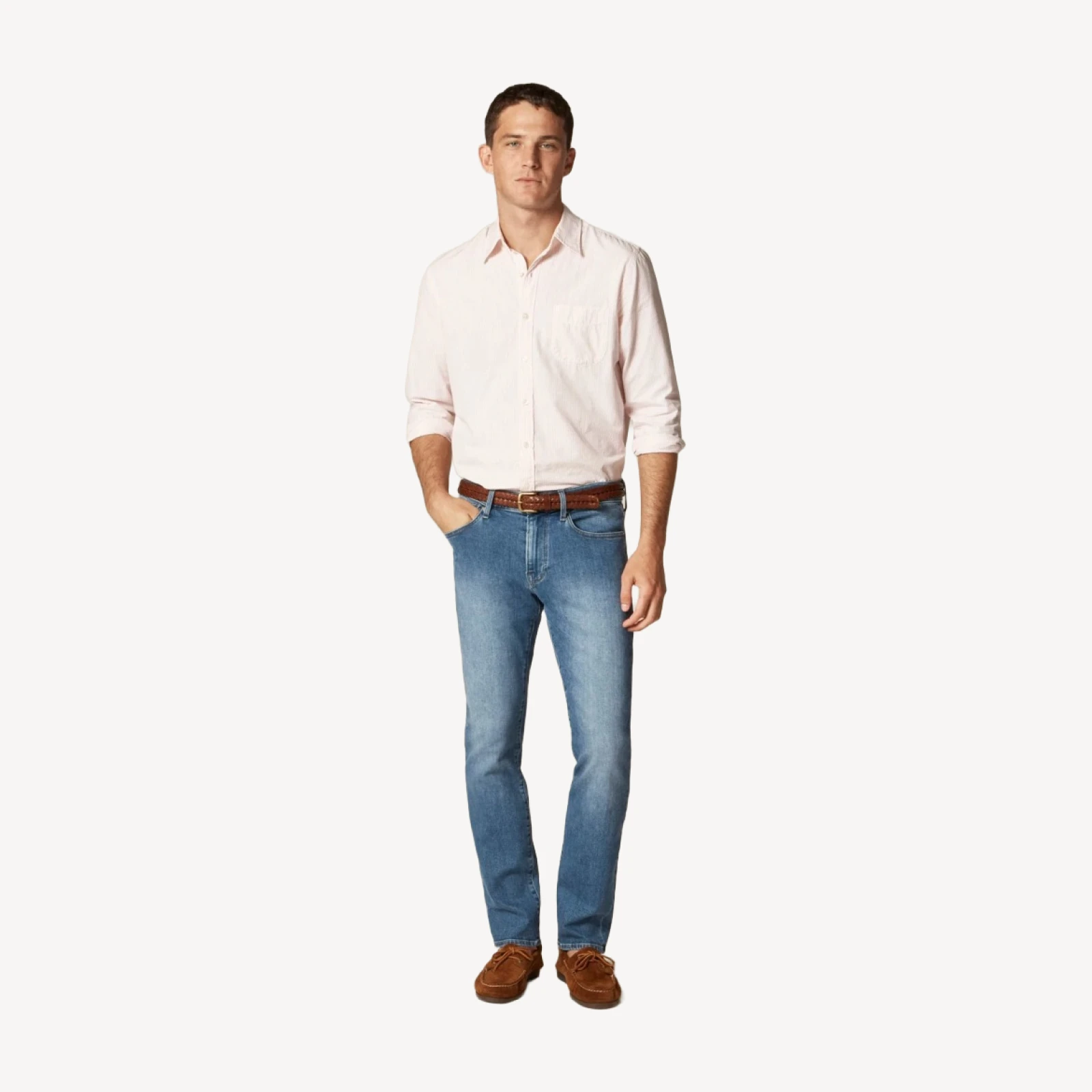 484 Slim-fit stretch jean in medium wash