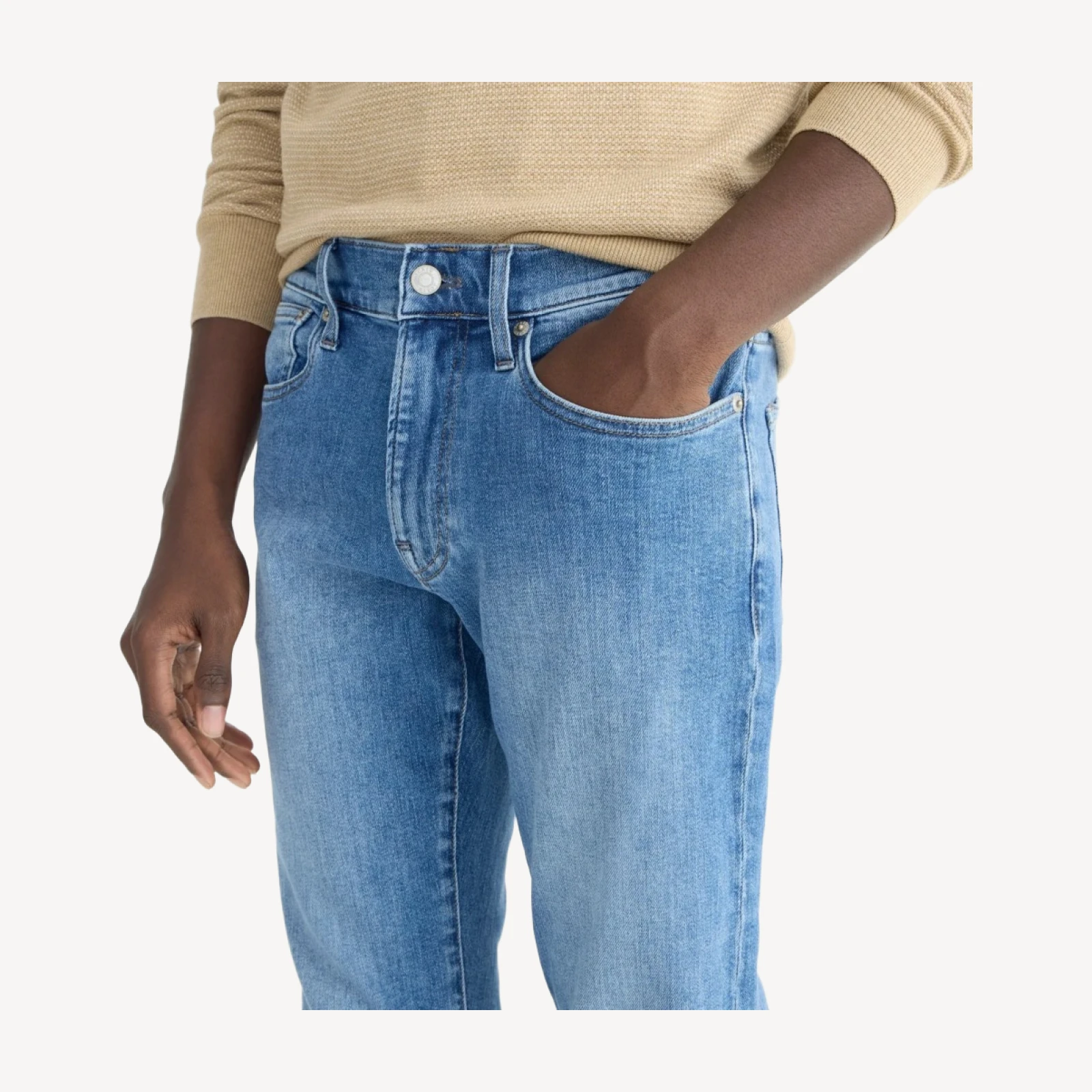 484 Slim-fit stretch jean in medium wash