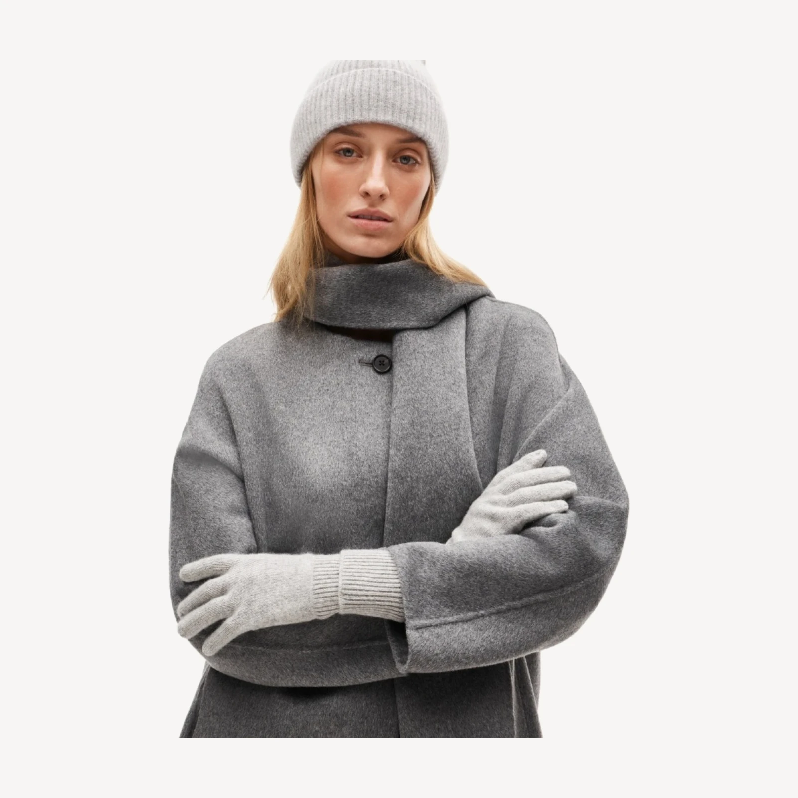 Cashmere tech-touch gloves