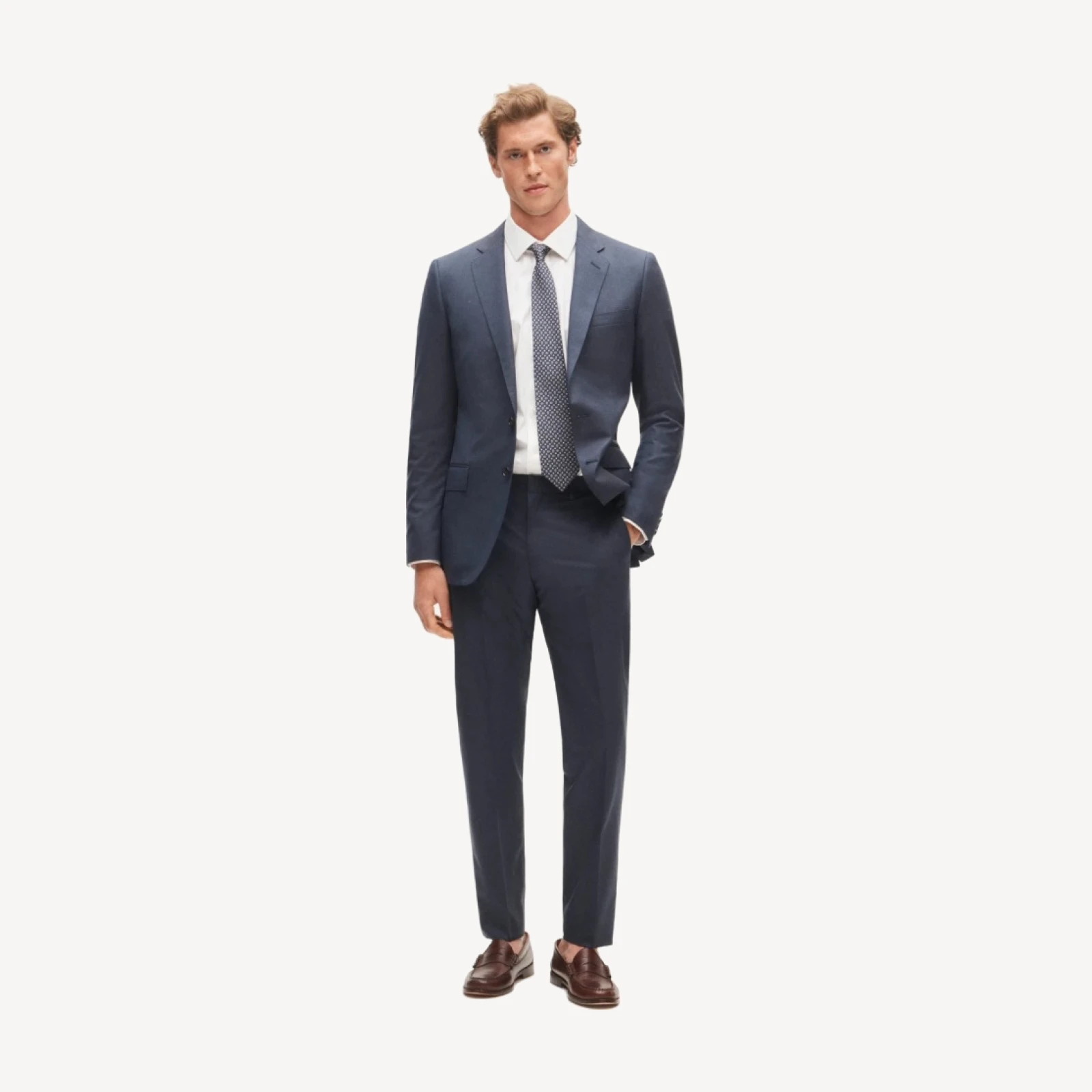 Ludlow Slim-fit suit jacket in Italian wool