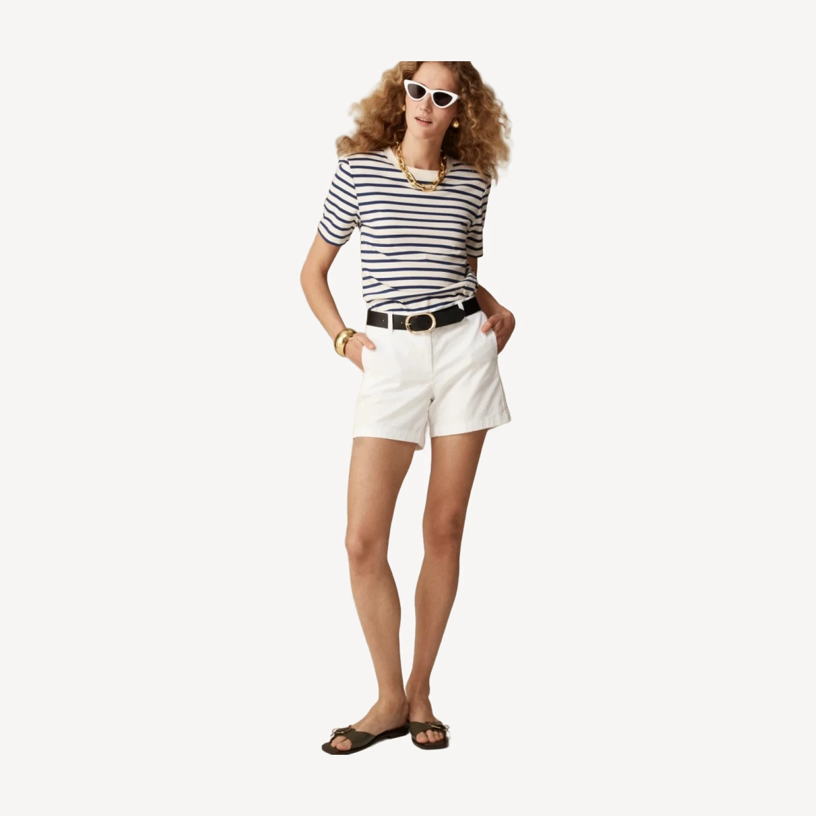 5" stretch chino short