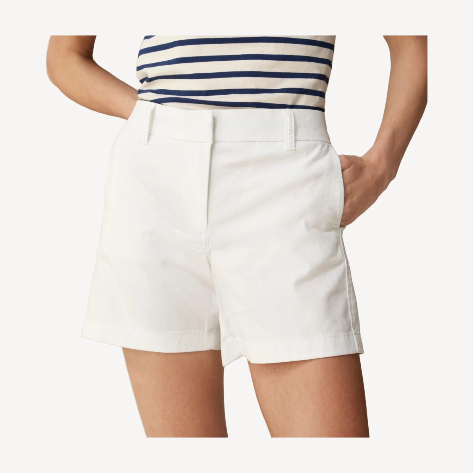 5" stretch chino short