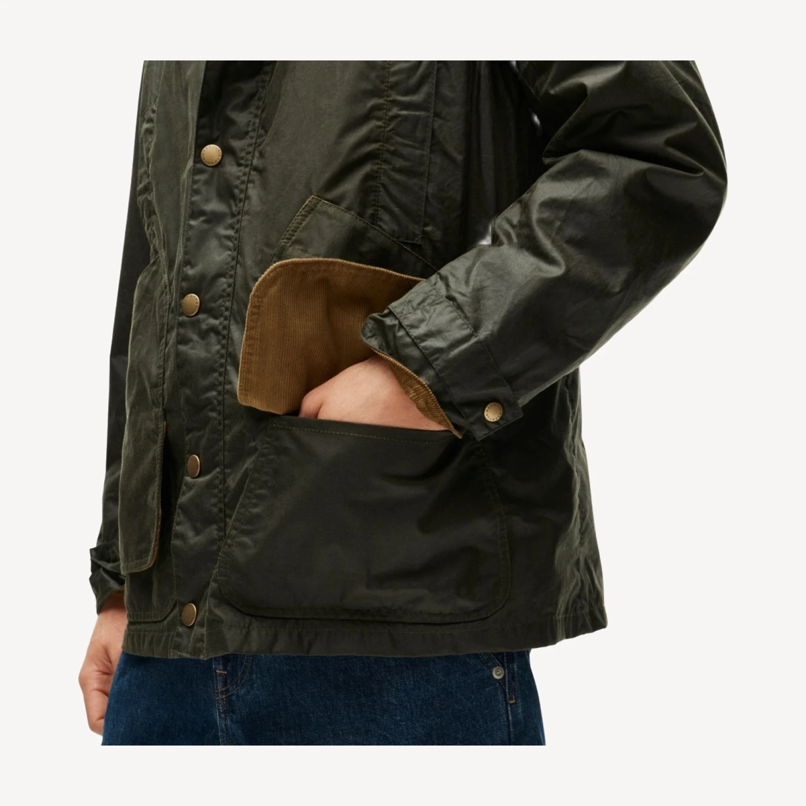 Men's Barbour® x J.Crew Barn Jacket™ in waxed cotton