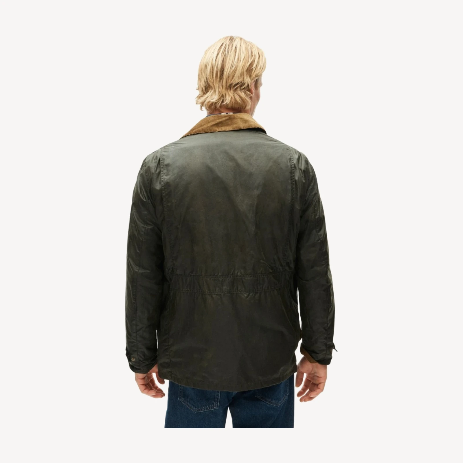 Men's Barbour® x J.Crew Barn Jacket™ in waxed cotton