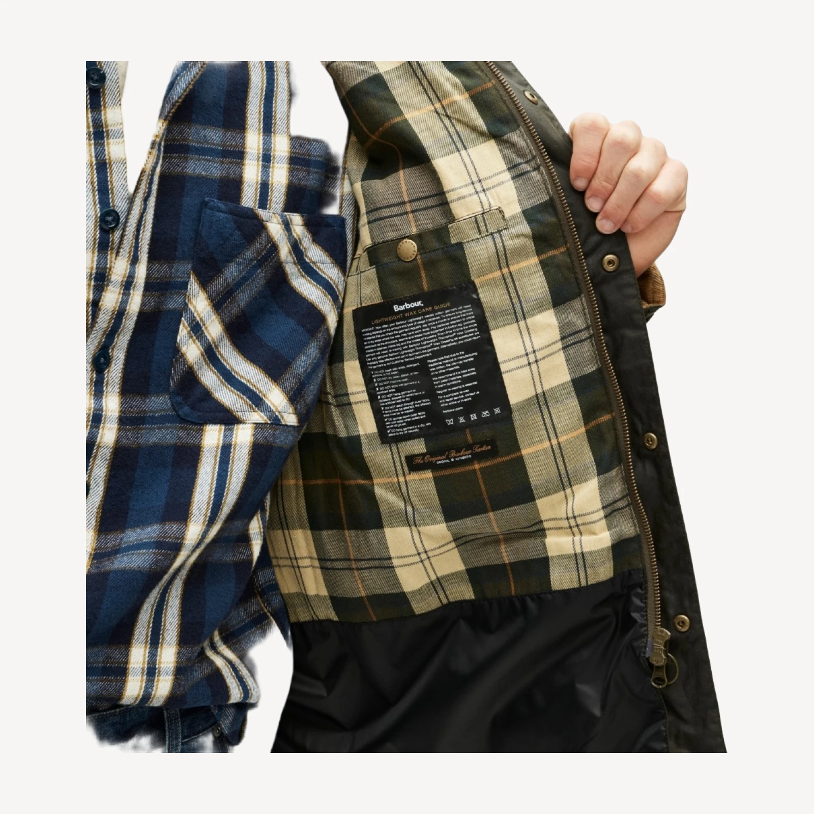 Men's Barbour® x J.Crew Barn Jacket™ in waxed cotton