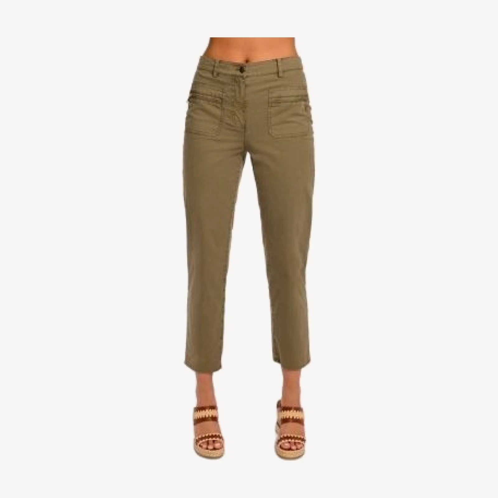 Ramy Brook Emmy Canvas Ankle Pants