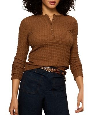 Sanctuary Not So Basic Textured Top