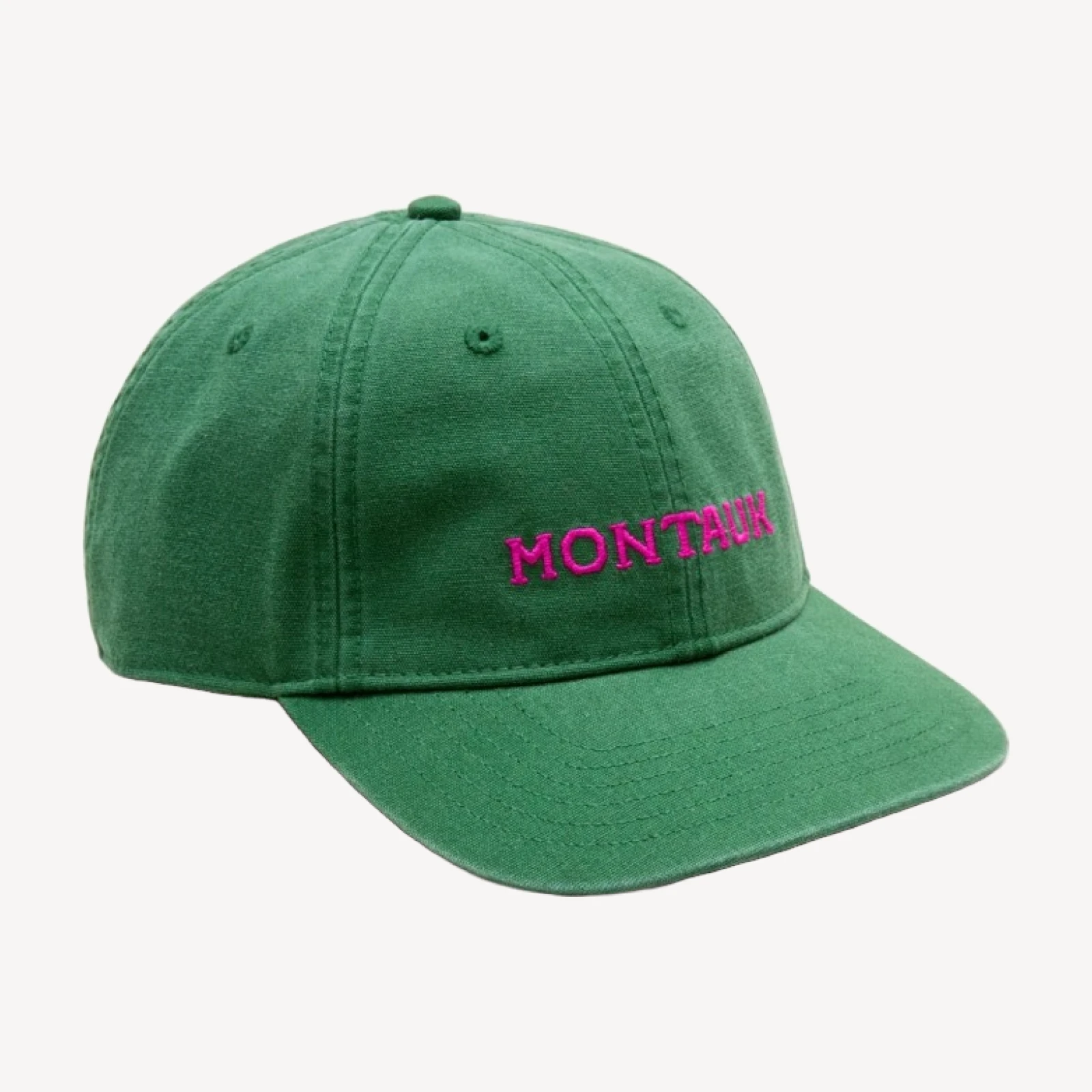 Embroidered cotton canvas baseball hat