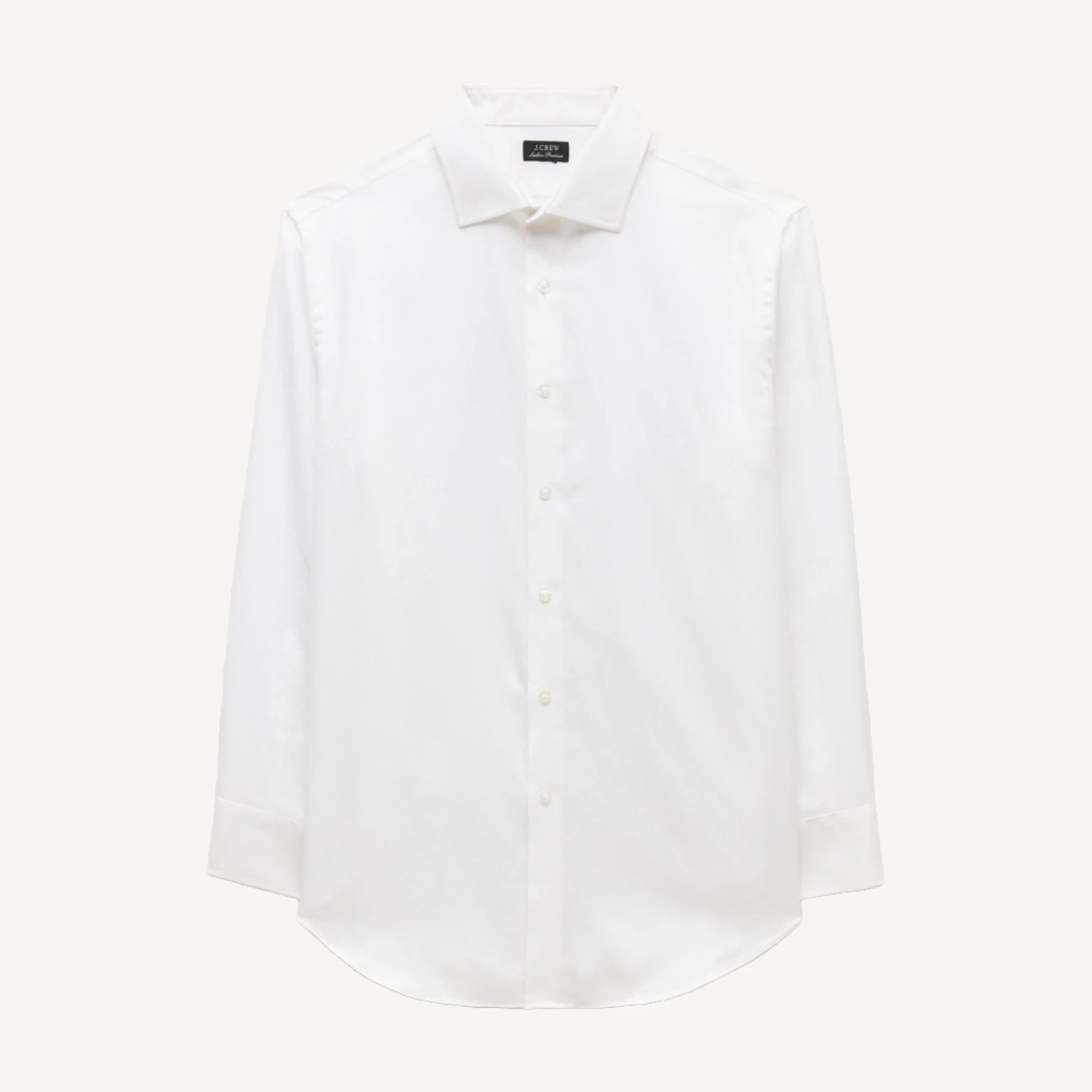 Slim-fit Ludlow Premium fine cotton dress shirt in dobby