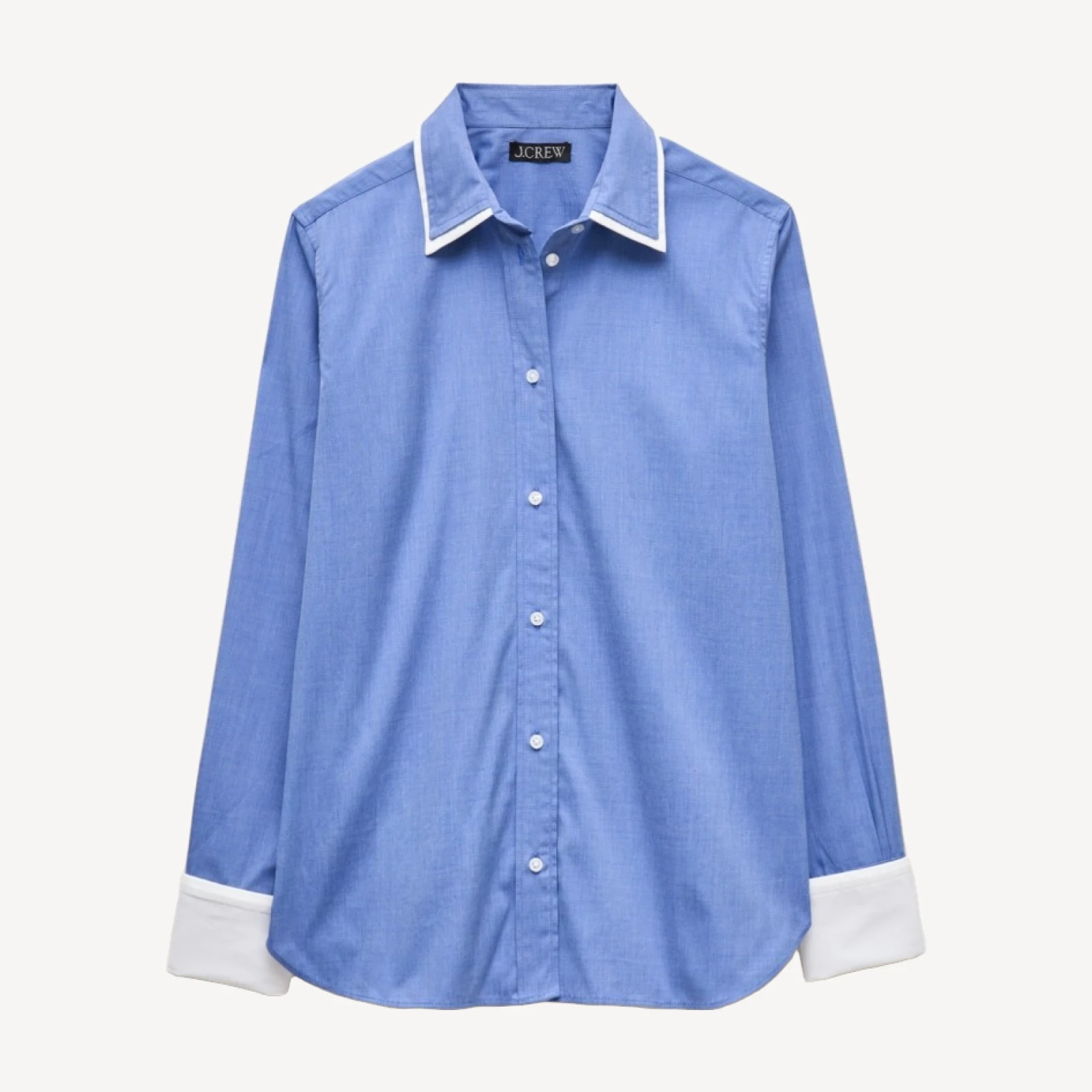 Jules double-layer button-up shirt in Greenwich poplin