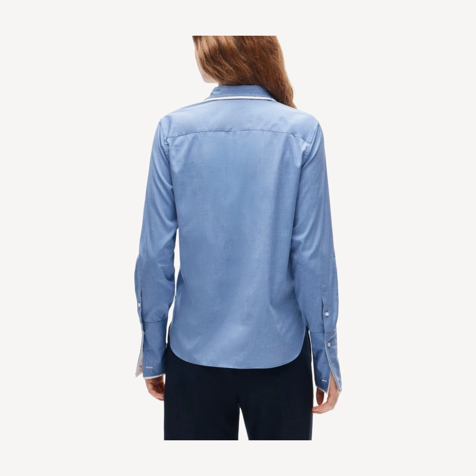 Jules double-layer button-up shirt in Greenwich poplin
