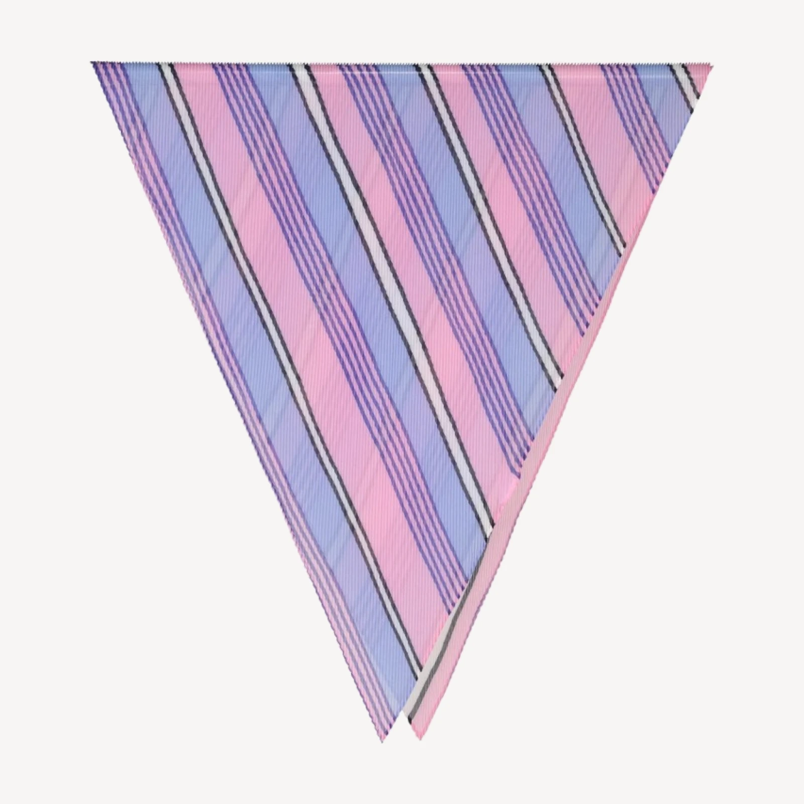 SHIRT STRIPE PLEATS STOLE