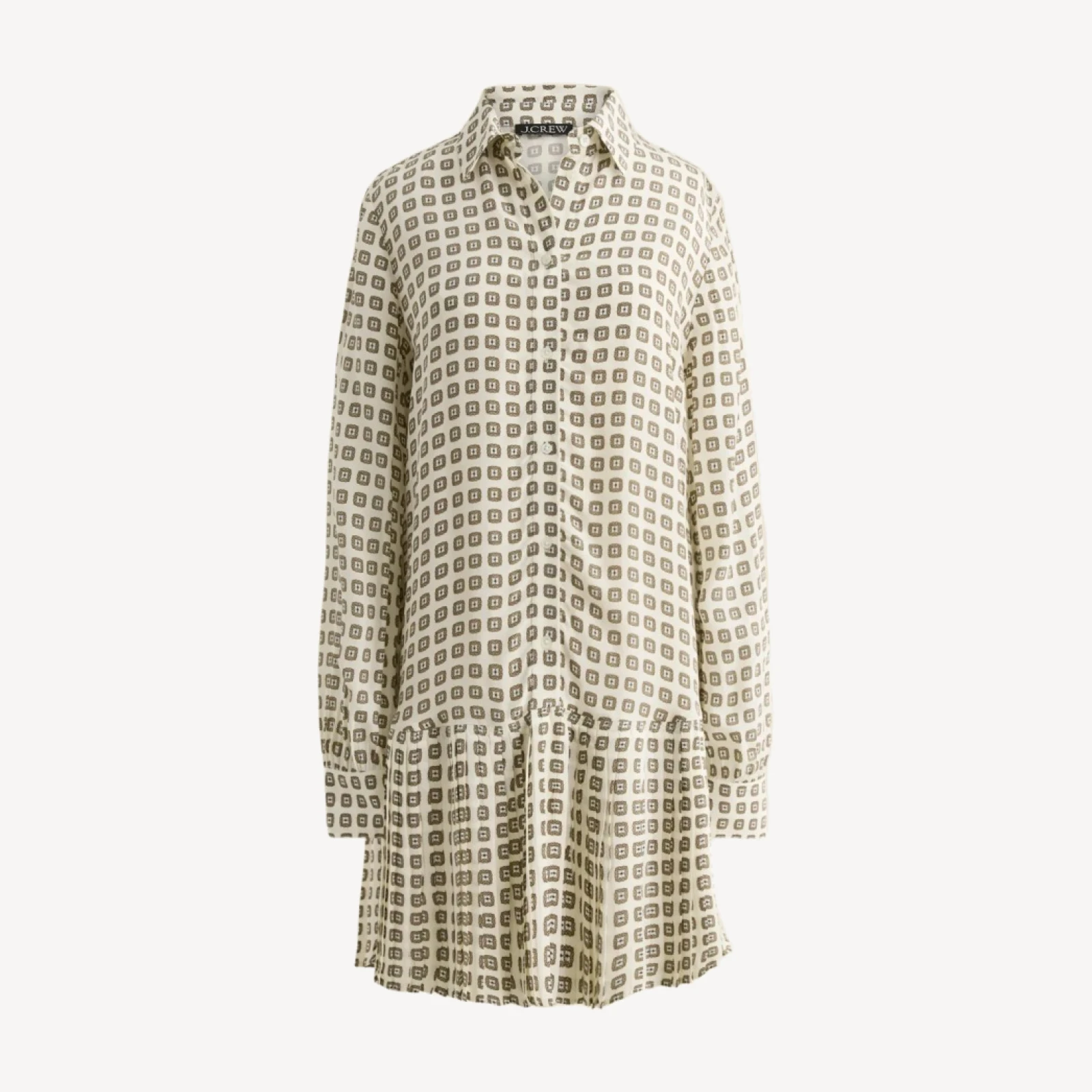 New Amelia shirt-dress in foulard print