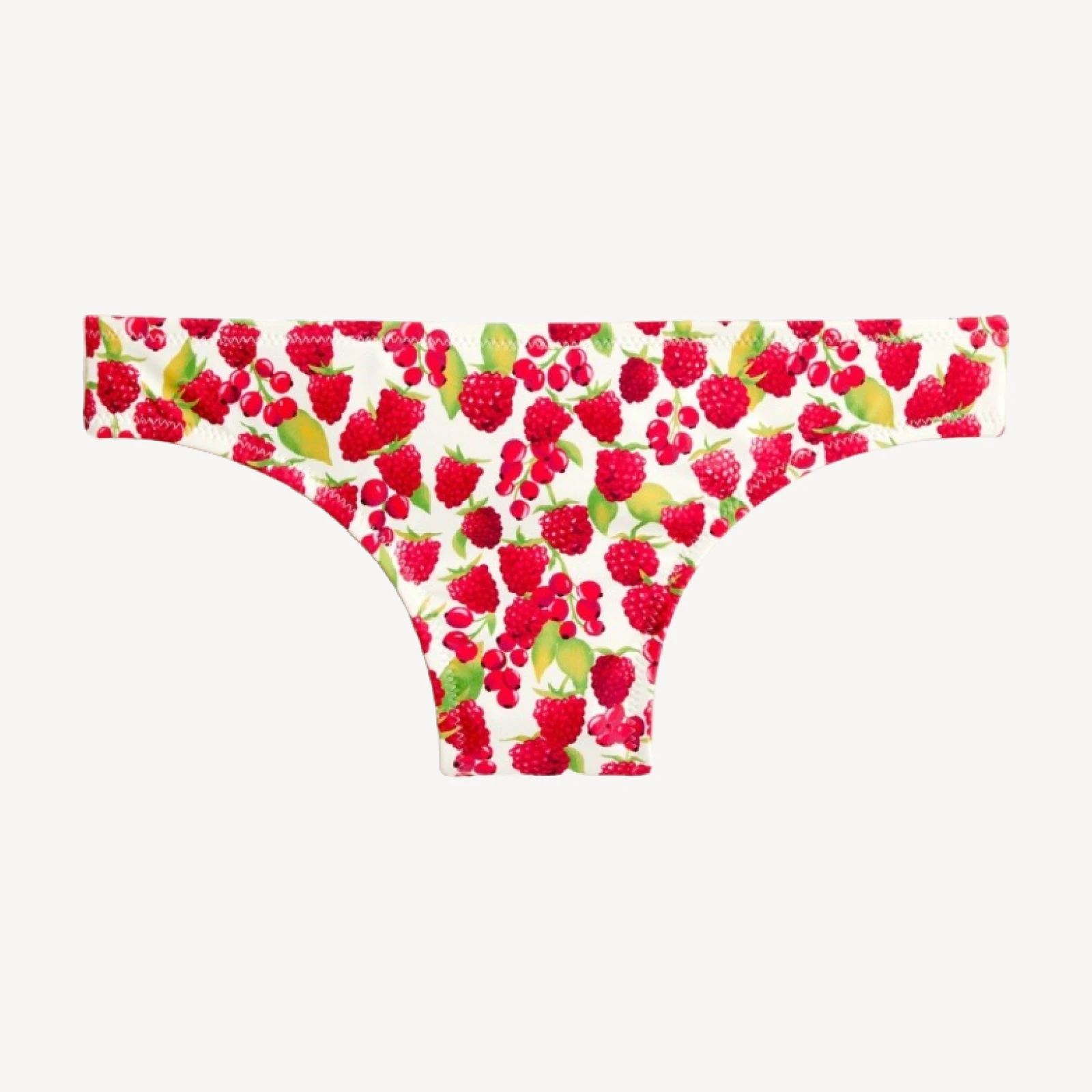 Ronnie bikini bottom in raspberry print
