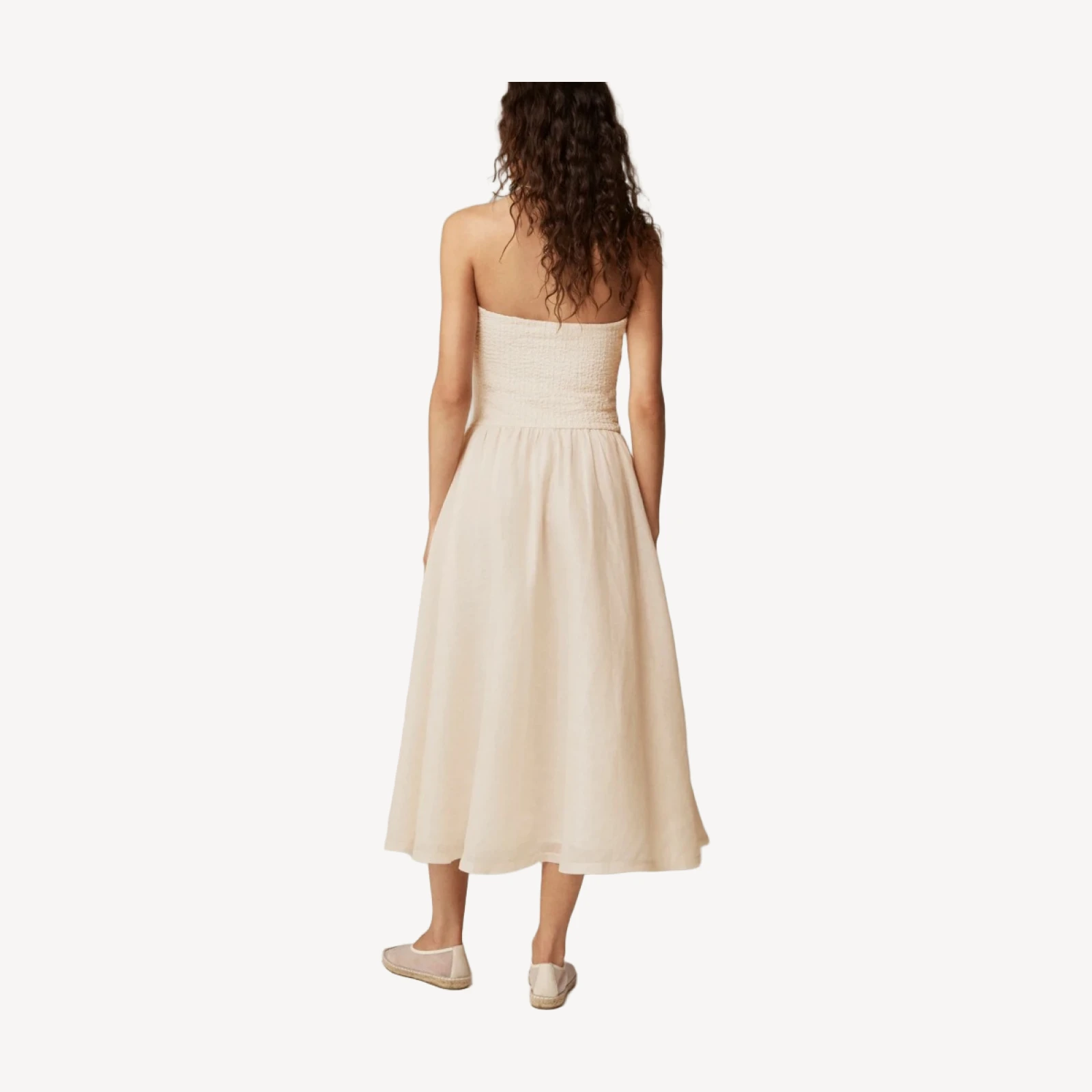 Strapless mixy dress