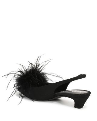 Sam Edelman Women's Finch Feather Slingback Pumps