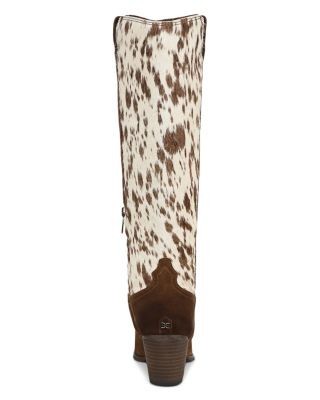 Sam Edelman Women's Wyatt Calf Hair Western Boots