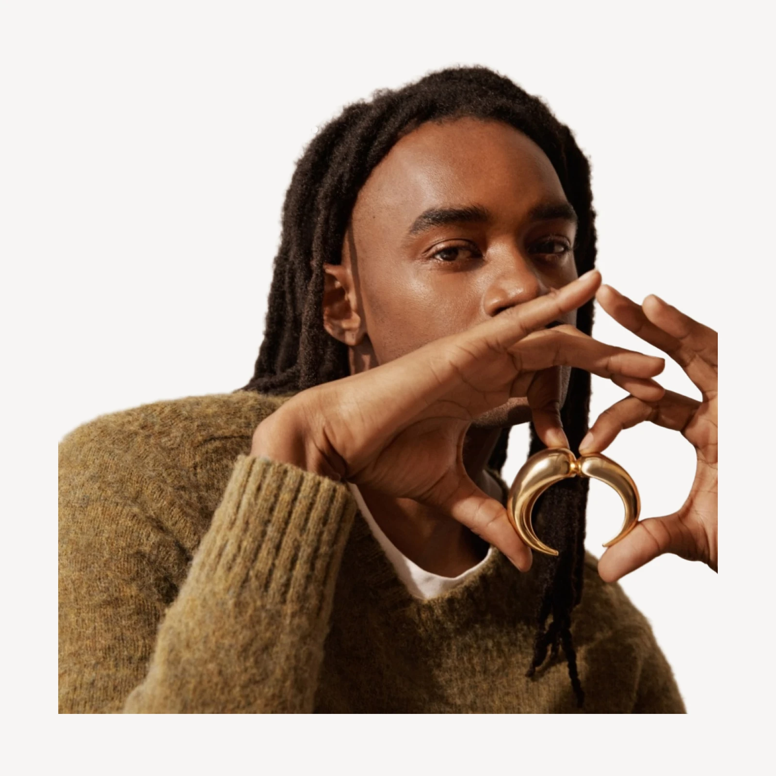 KHIRY X J.Crew medium two-talon cuff bracelet
