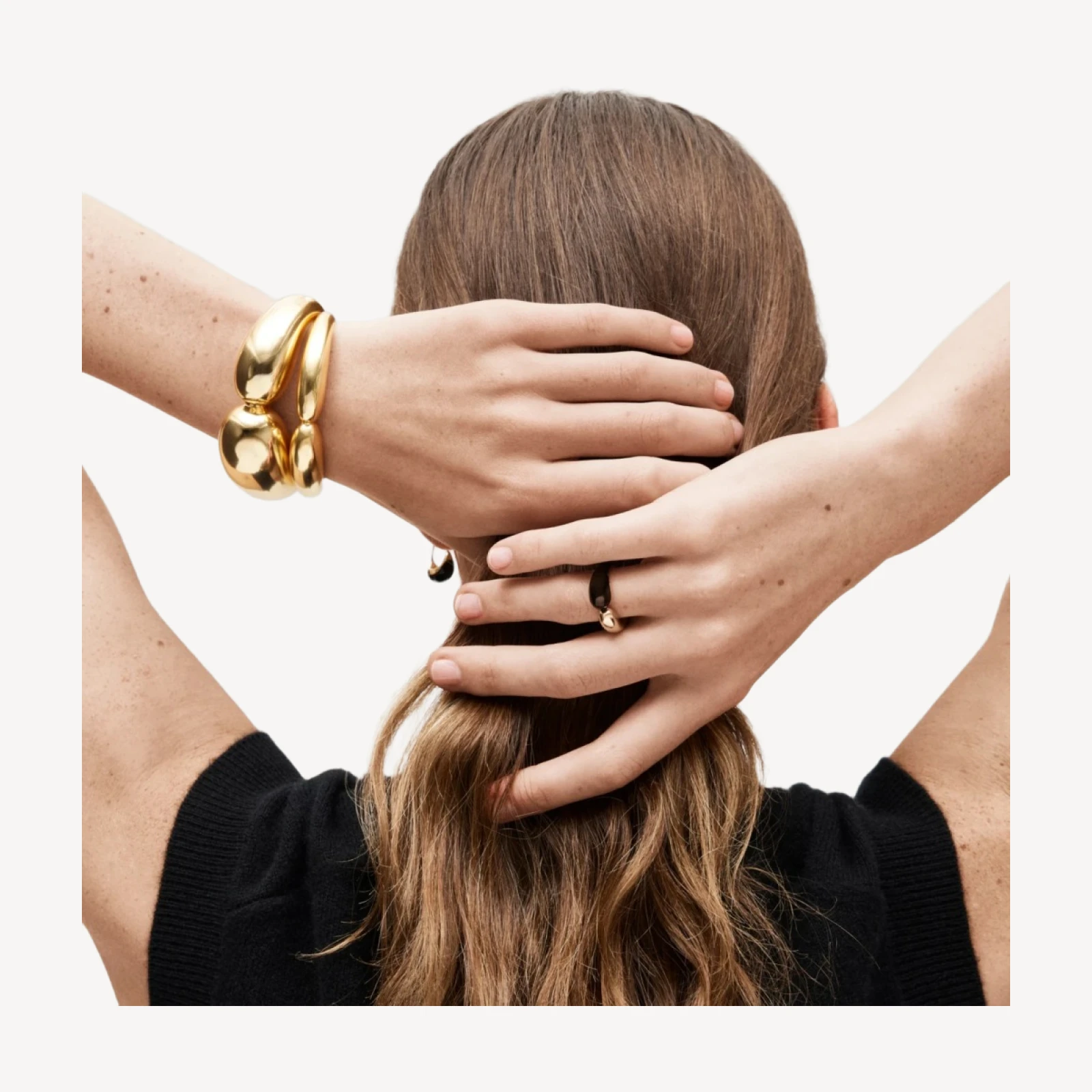KHIRY X J.Crew medium two-talon cuff bracelet