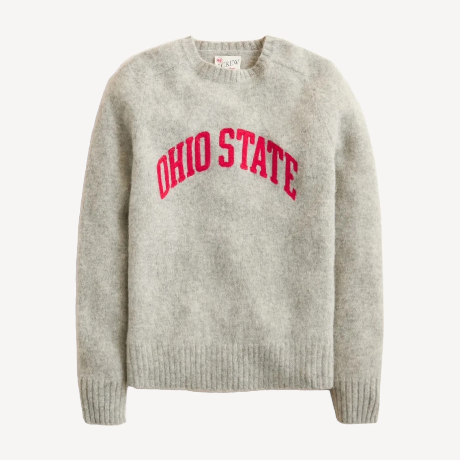 '47 x J.Crew brushed wool Ohio State sweater