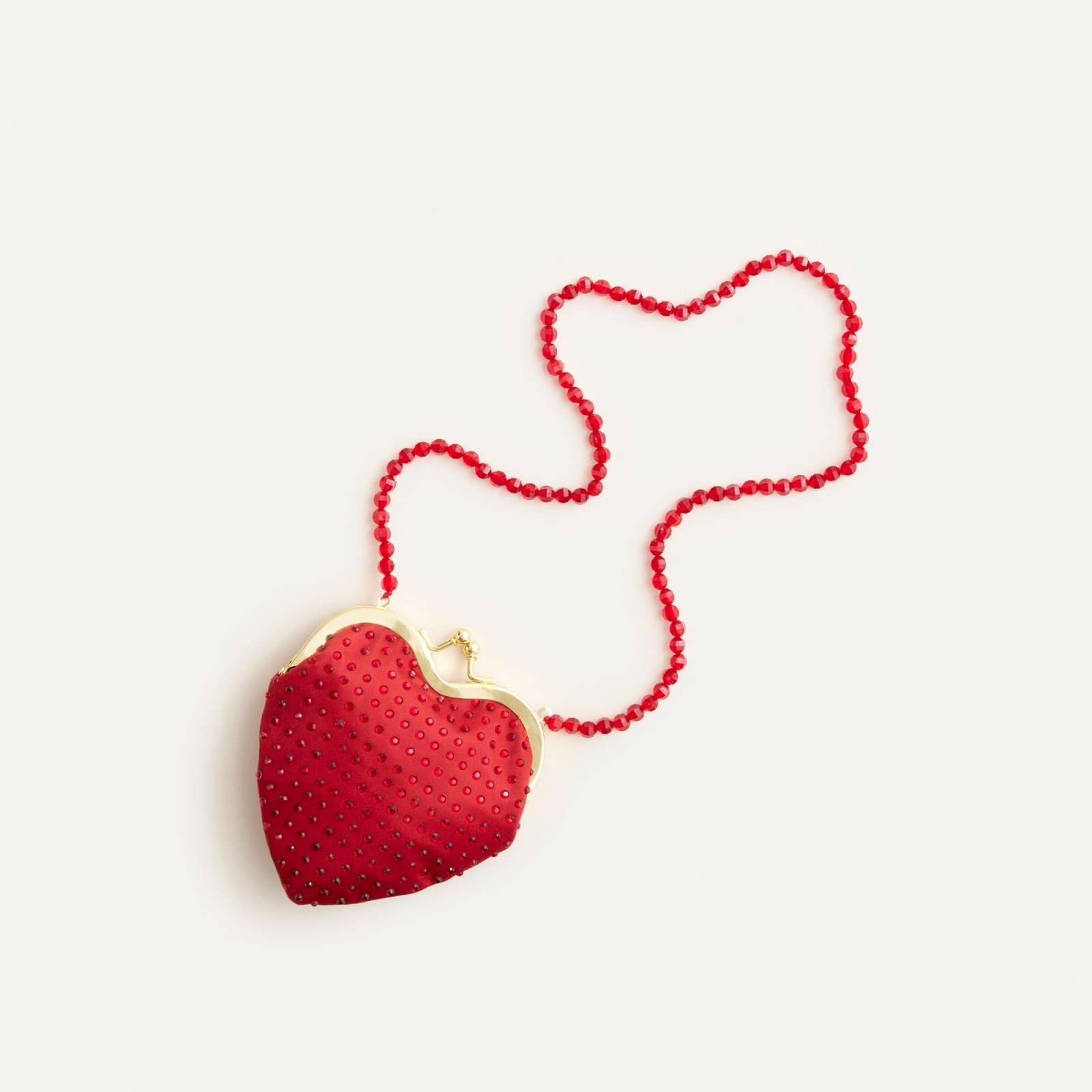 American Girl® x J.Crew embellished heart purse for girls