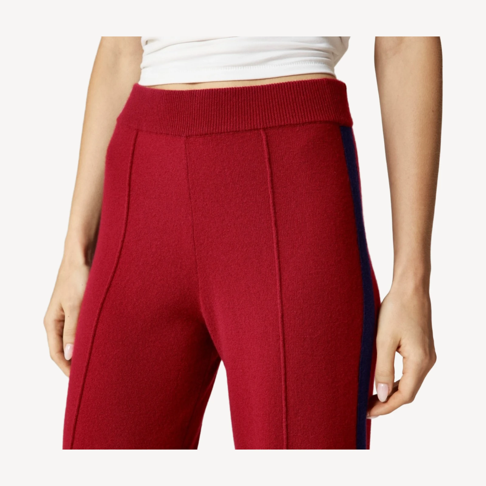 Cashmere track pant