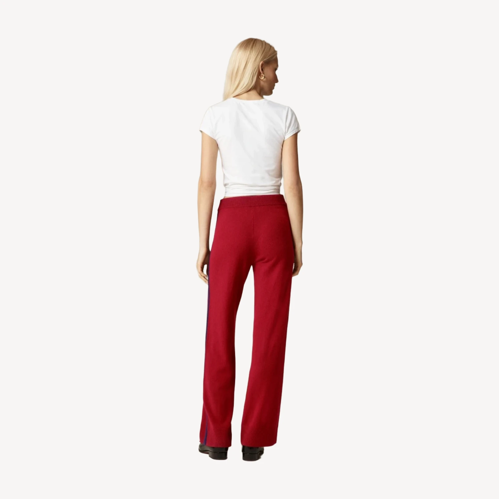 Cashmere track pant
