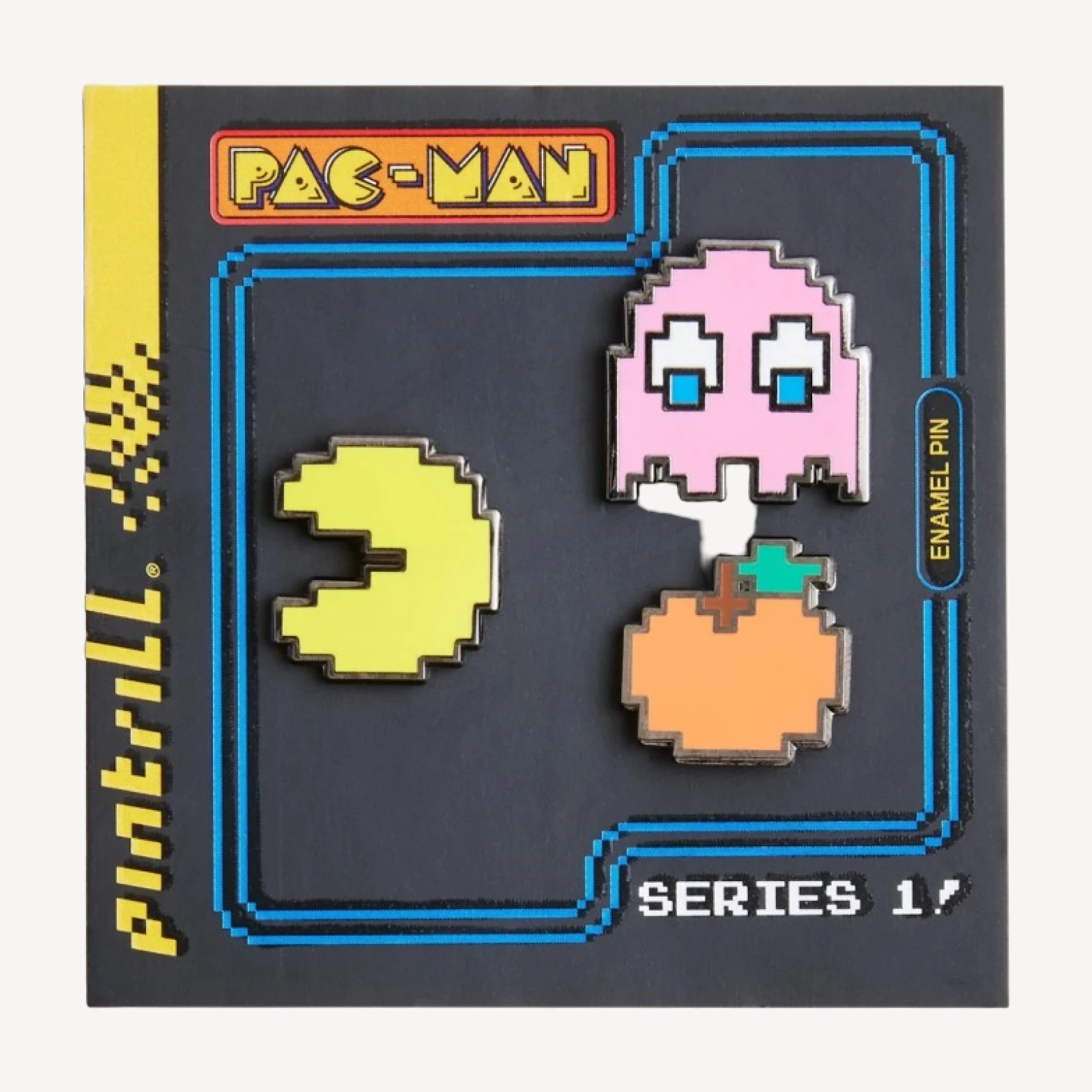 Pintrill® kids' Pac-Man pins set