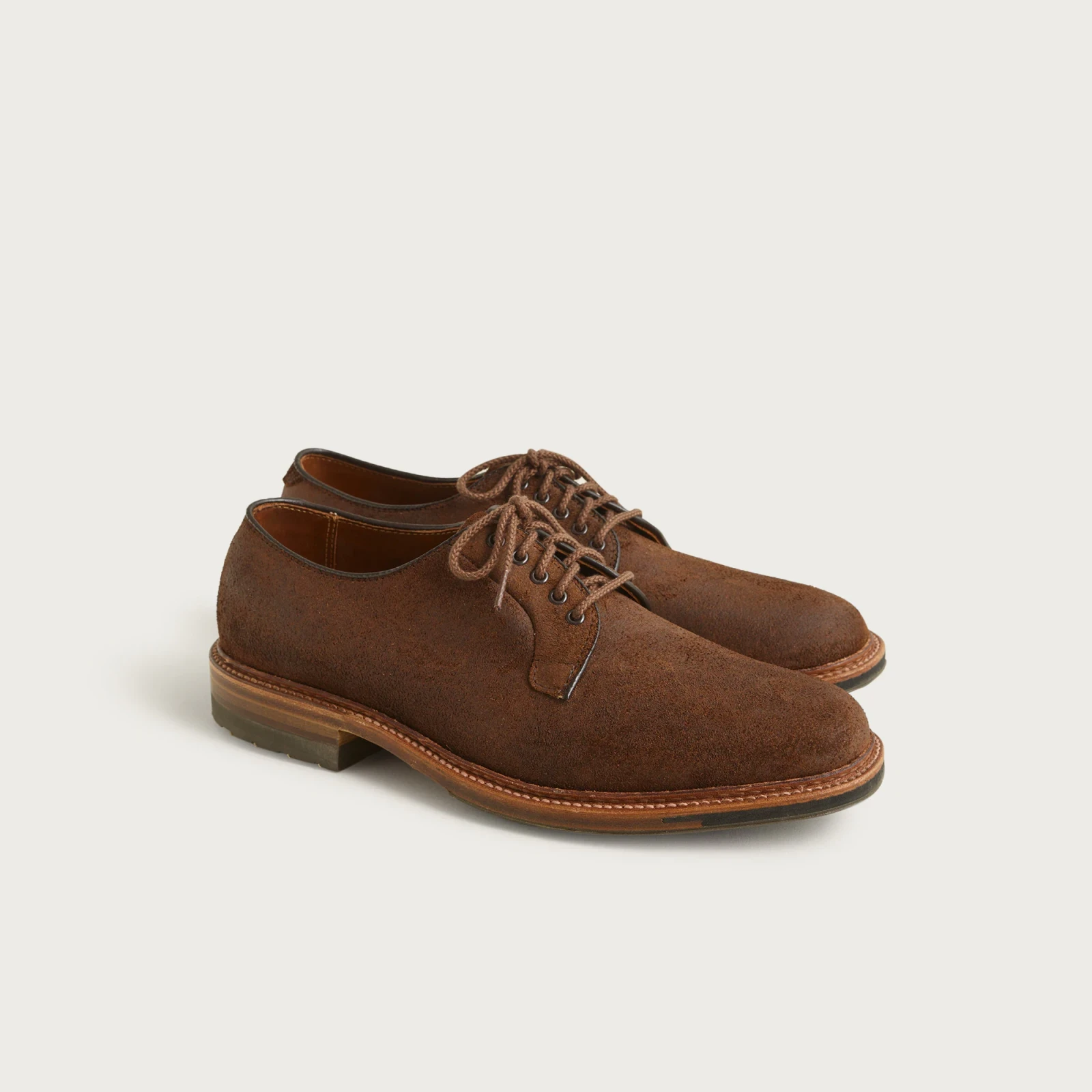 Alden® for J.Crew plain-toe bluchers