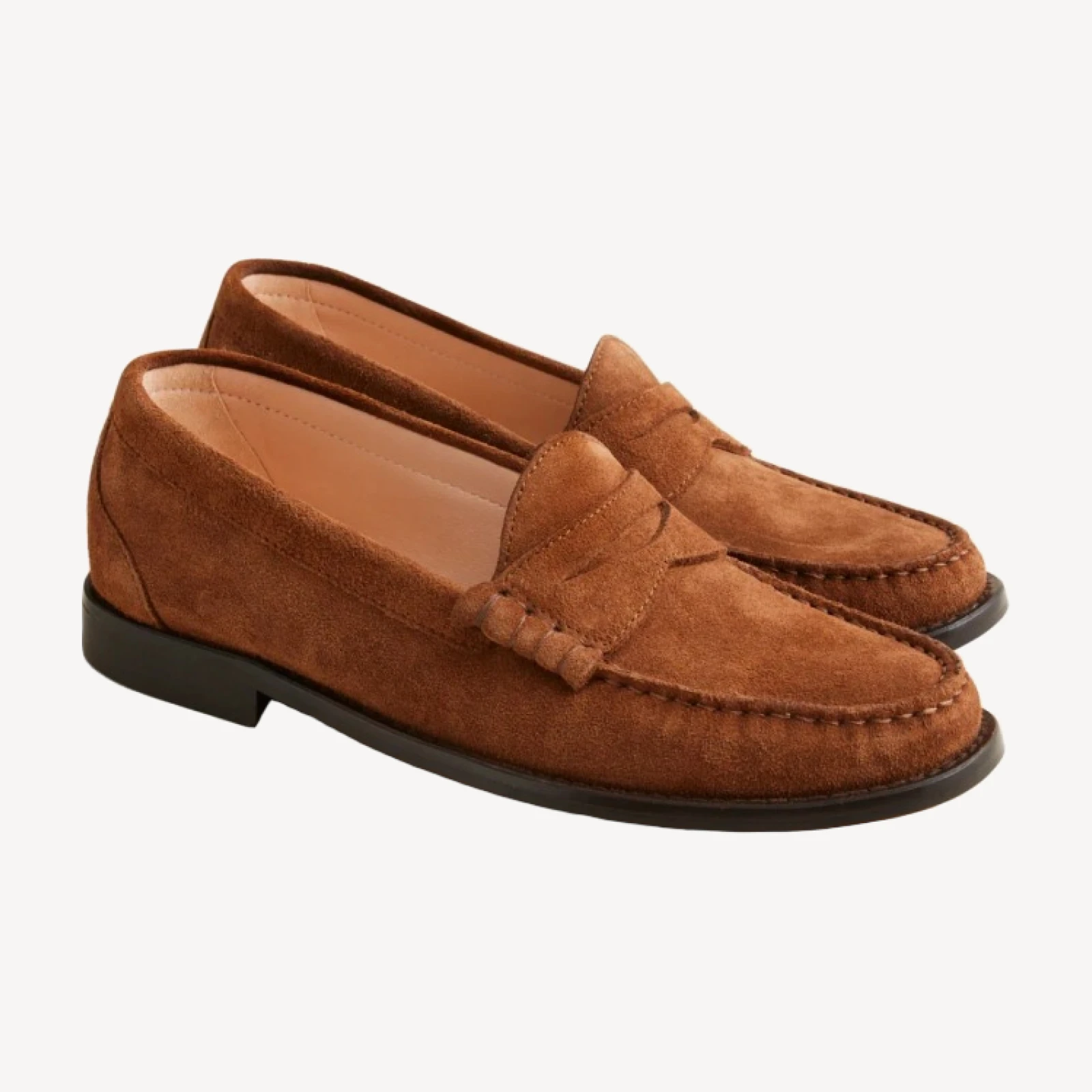 Winona penny loafers in suede