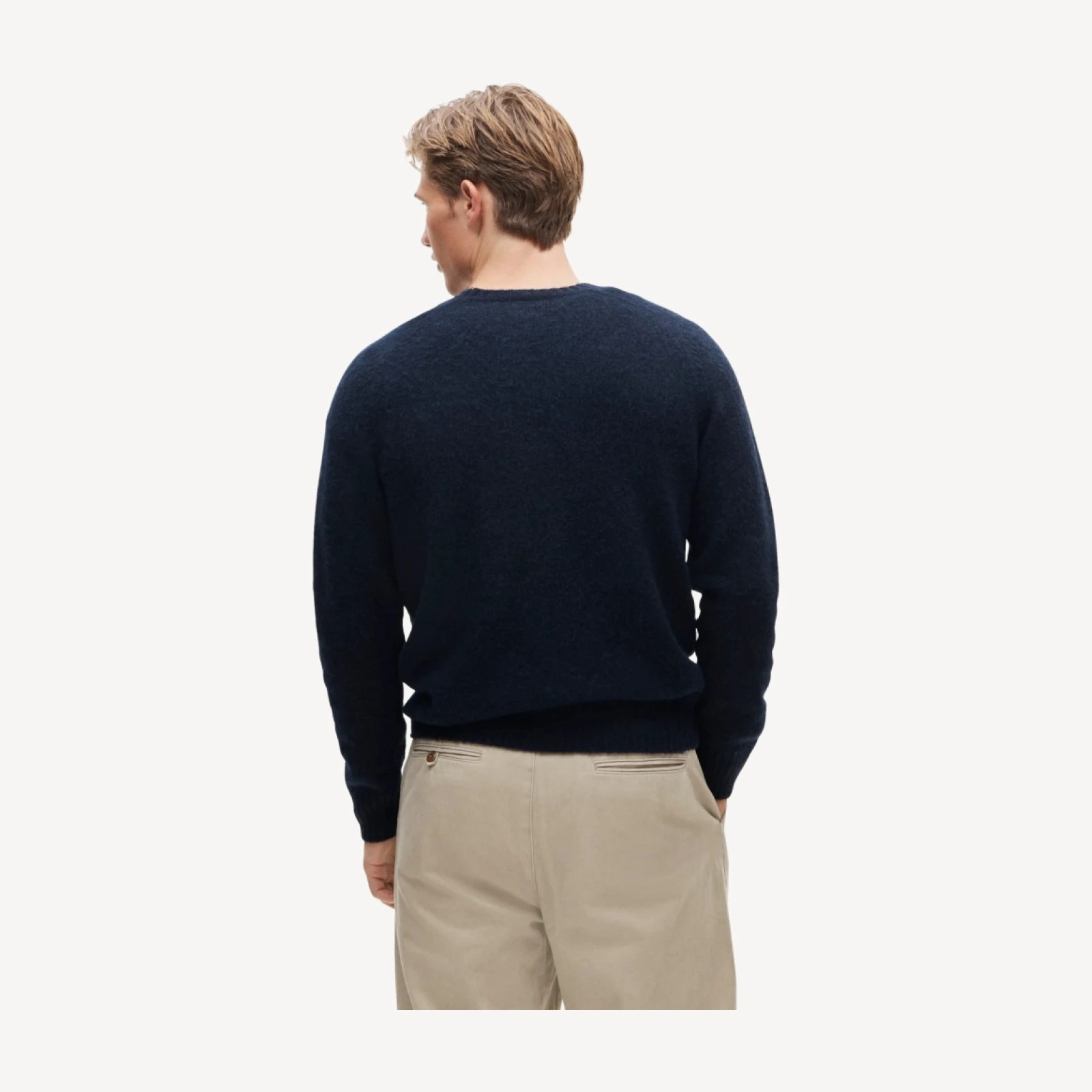 '47 x J.Crew brushed wool Michigan sweater