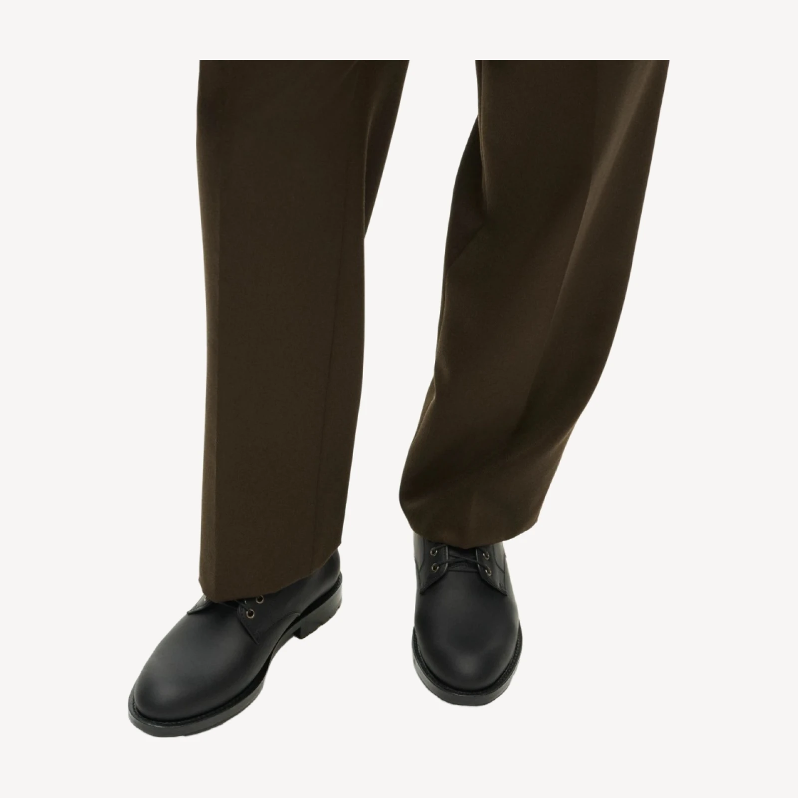 Ludlow leather derbys with mini-lug soles