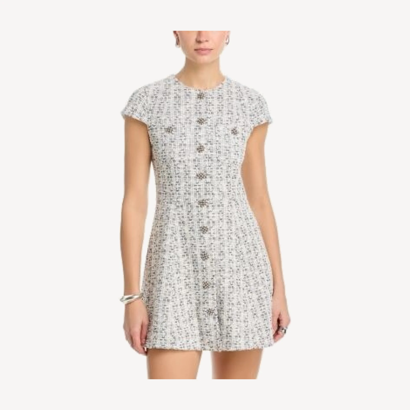 Alice and Olivia Shiloh Cap Sleeve Dress