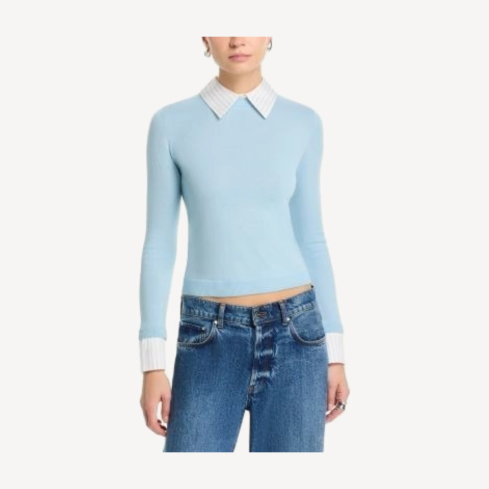 Alice and Olivia Porla Collared Sweater