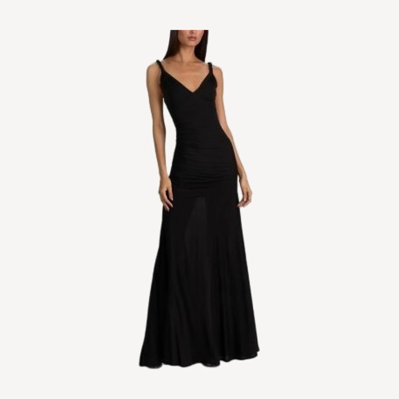 Alice and Olivia Bianca Twist Strap Maxi Dress